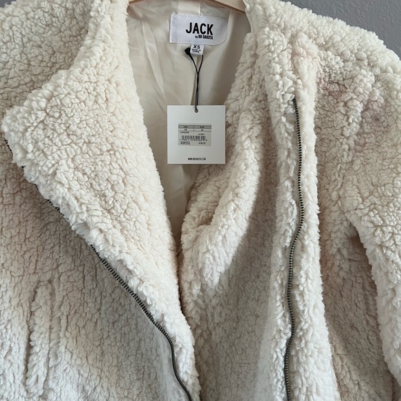 Jack by BB Dakota Cream Teddy Jacket - Picture 9 of 14